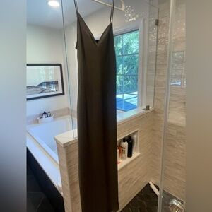 All Saints Brown Midi Dress